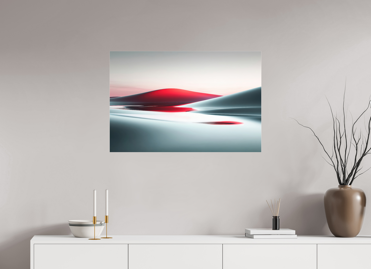 90 x 60 cm, Fine Art Pigmentdruck hinter Acrylglas Die Stille der Dünen-06