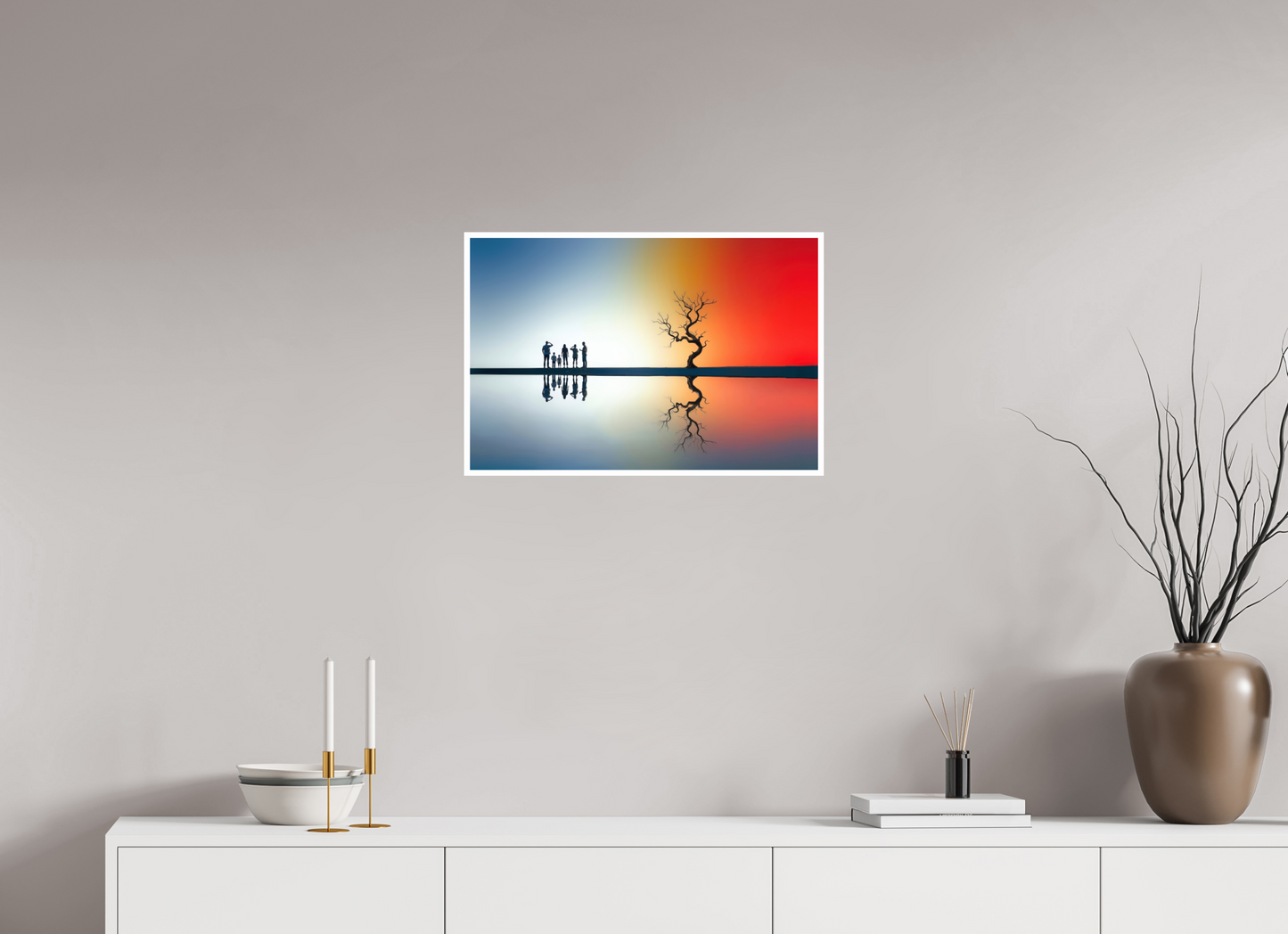 60 x 40 cm, Fine Art Print Hahnemühle Baryta Begegnung am stillen Meer