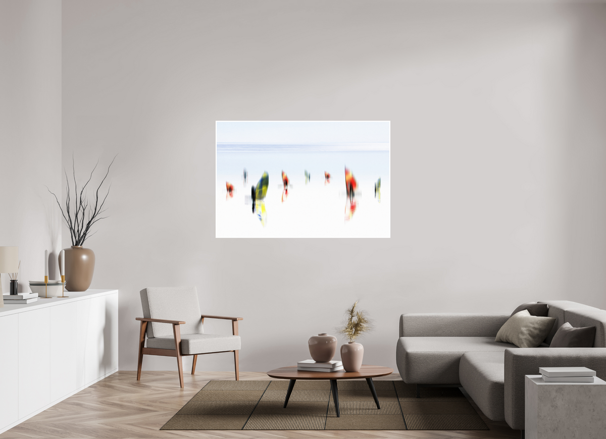 150 x 100 cm, Fine Art Print Hahnemühle Baryta Windspuren-Flüchtige Zeichen