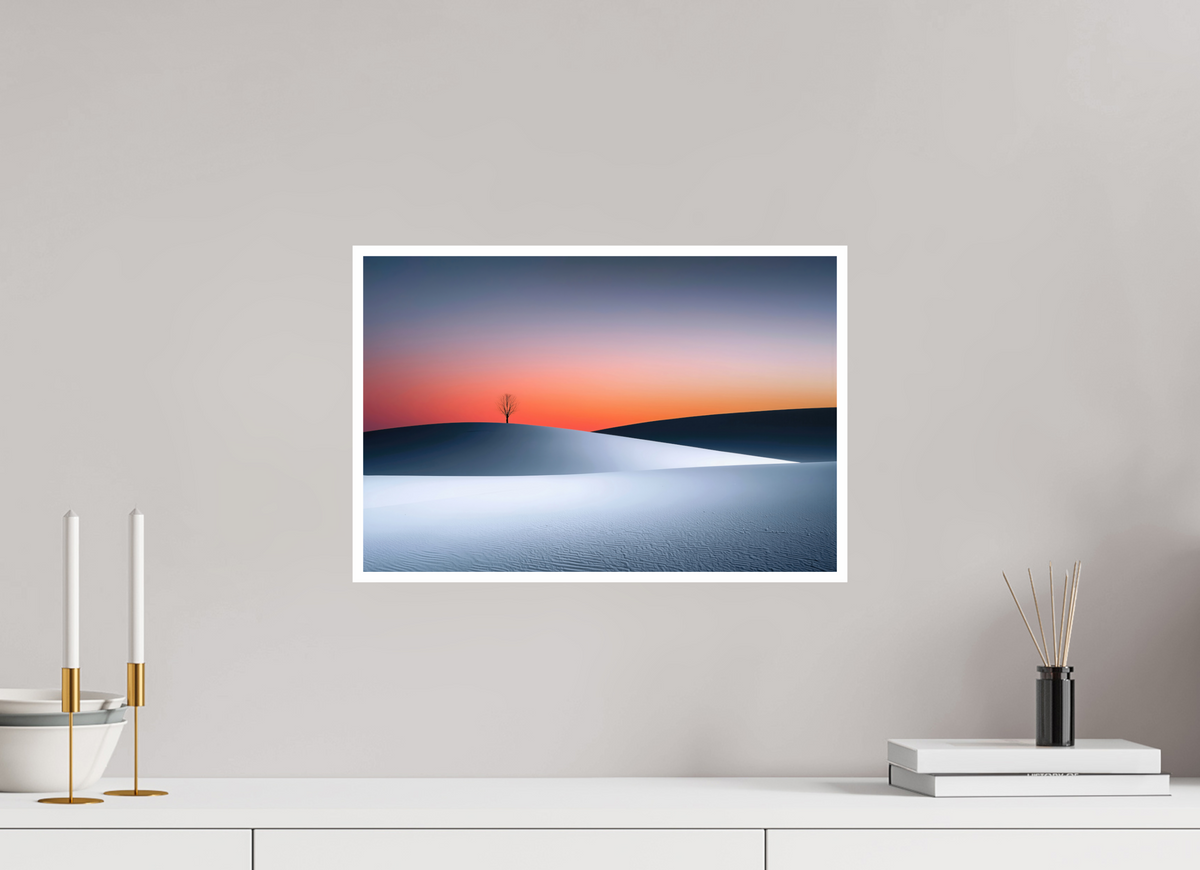 45 x 30 cm, Fine Art Print Hahnemühle Baryta Kälte und Glut—Wandkunst, Fine Art Print, Leinwand, Acryldruck, Alu-Dibond