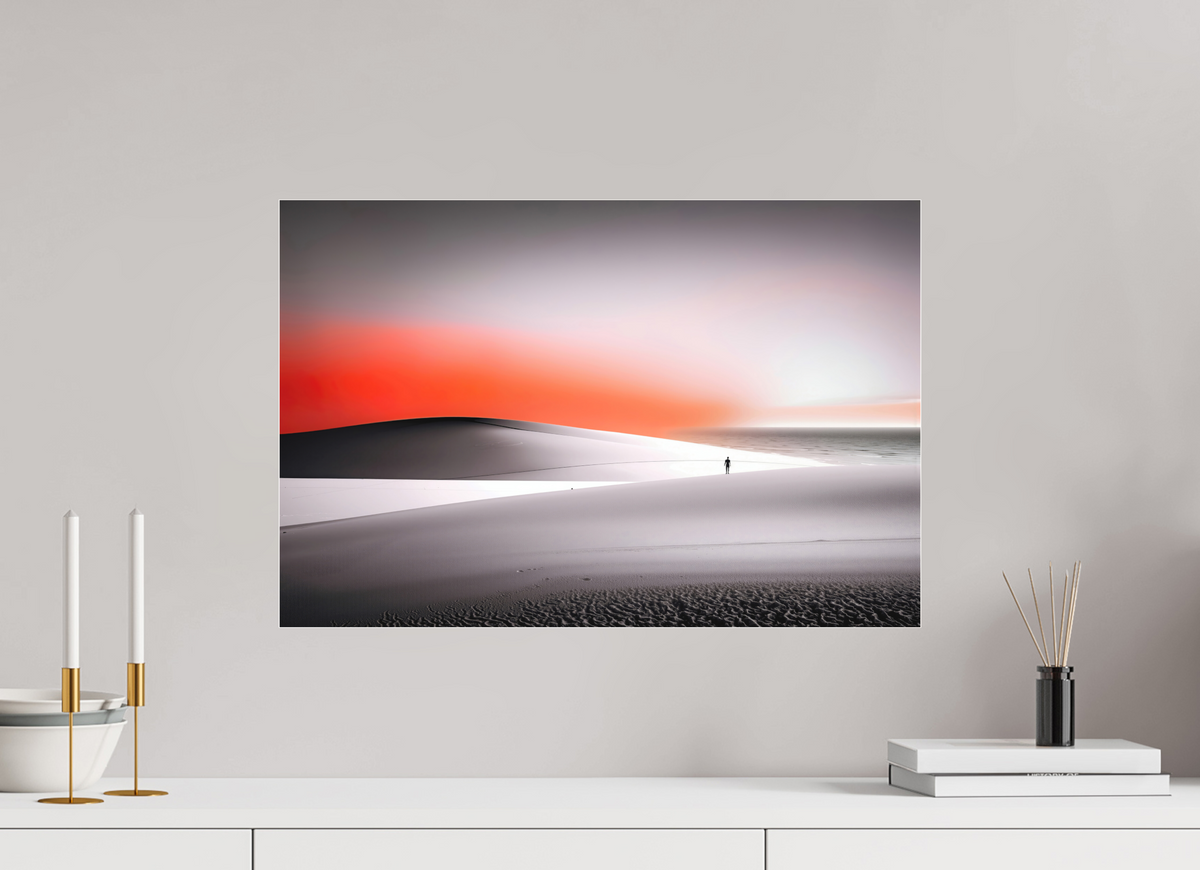 60 x 40 cm, Fine Art Pigmentdruck hinter Acrylglas Verloren im Licht—Wandkunst, Fine Art Print, Leinwand, Acryldruck, Alu-Dibond