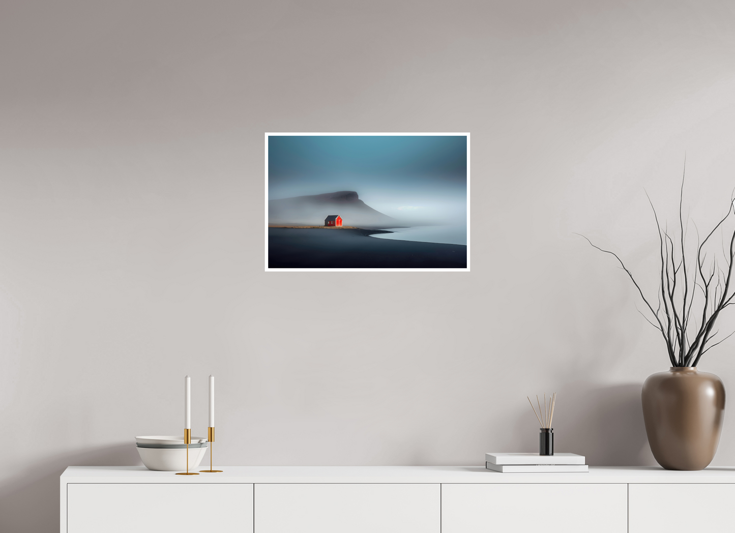 60 x 40 cm, Fine Art Print Hahnemühle Baryta Haus am Meer-01