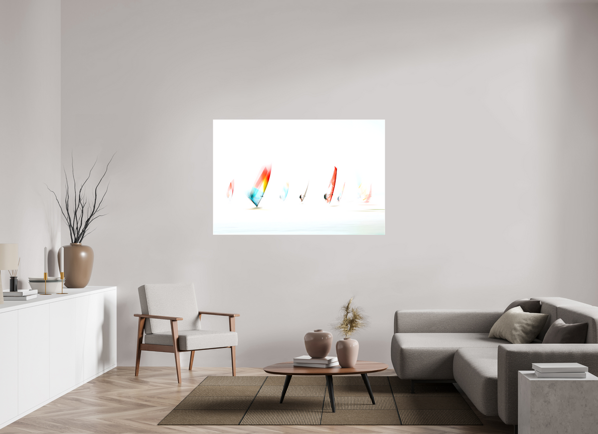 150 x 100 cm, Leinwand glänzend Windspuren-Im offenen Licht