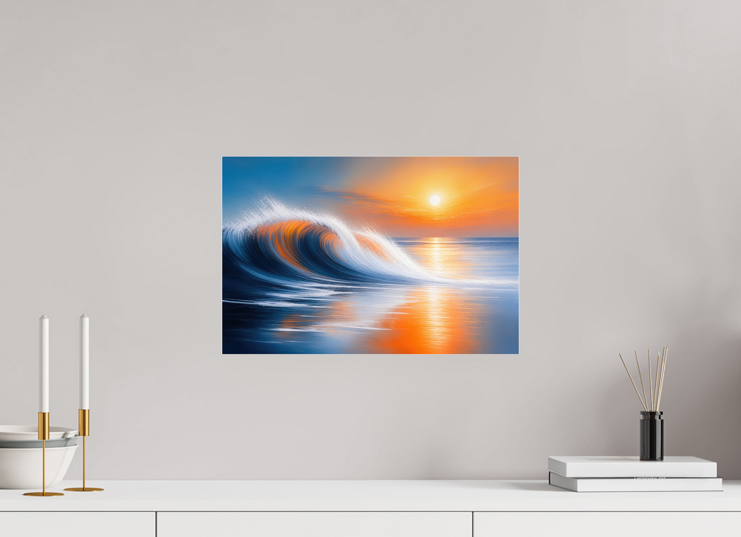 45 x 30 cm, Acrylglas glänzend standard Tragendes Licht