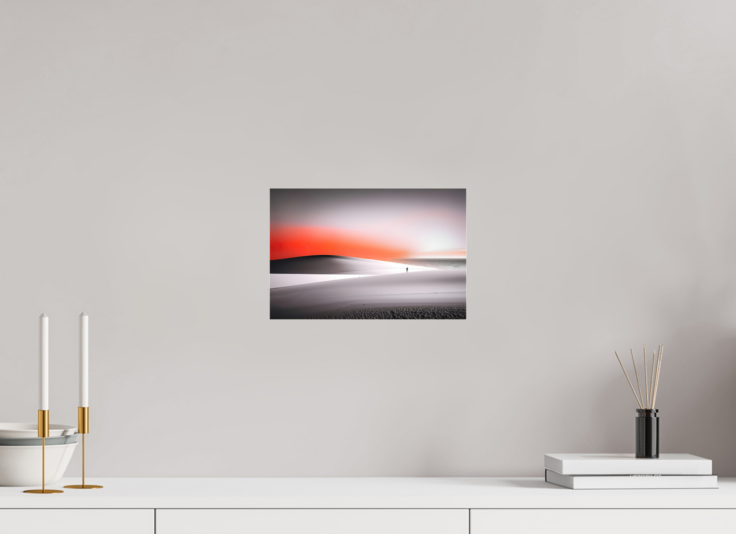 30 x 20 cm, Fine Art Pigmentdruck hinter Acrylglas Verloren im Licht—Wandkunst, Fine Art Print, Leinwand, Acryldruck, Alu-Dibond