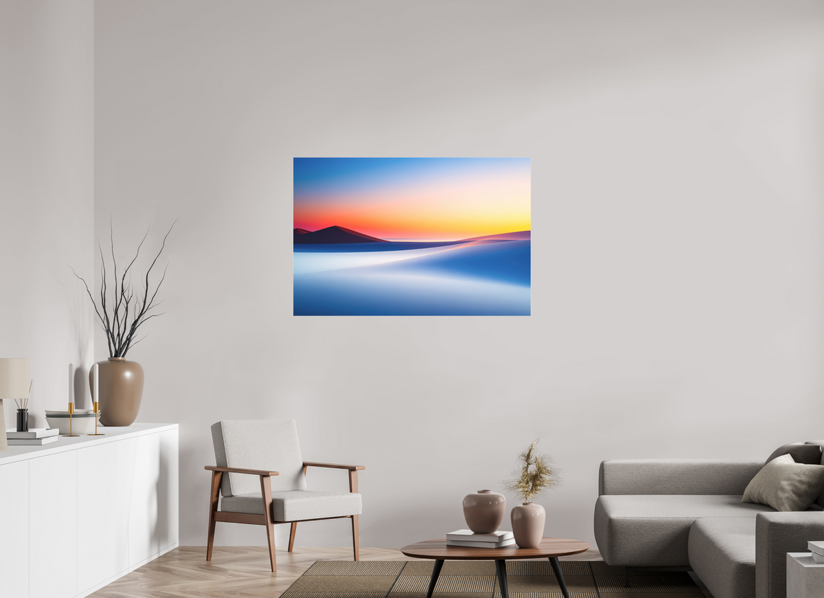 120 x 80 cm, Fine Art Pigmentdruck hinter Acrylglas Die Stille der Dünen-02—Wandkunst, Fine Art Print, Leinwand, Acryldruck, Alu-Dibond