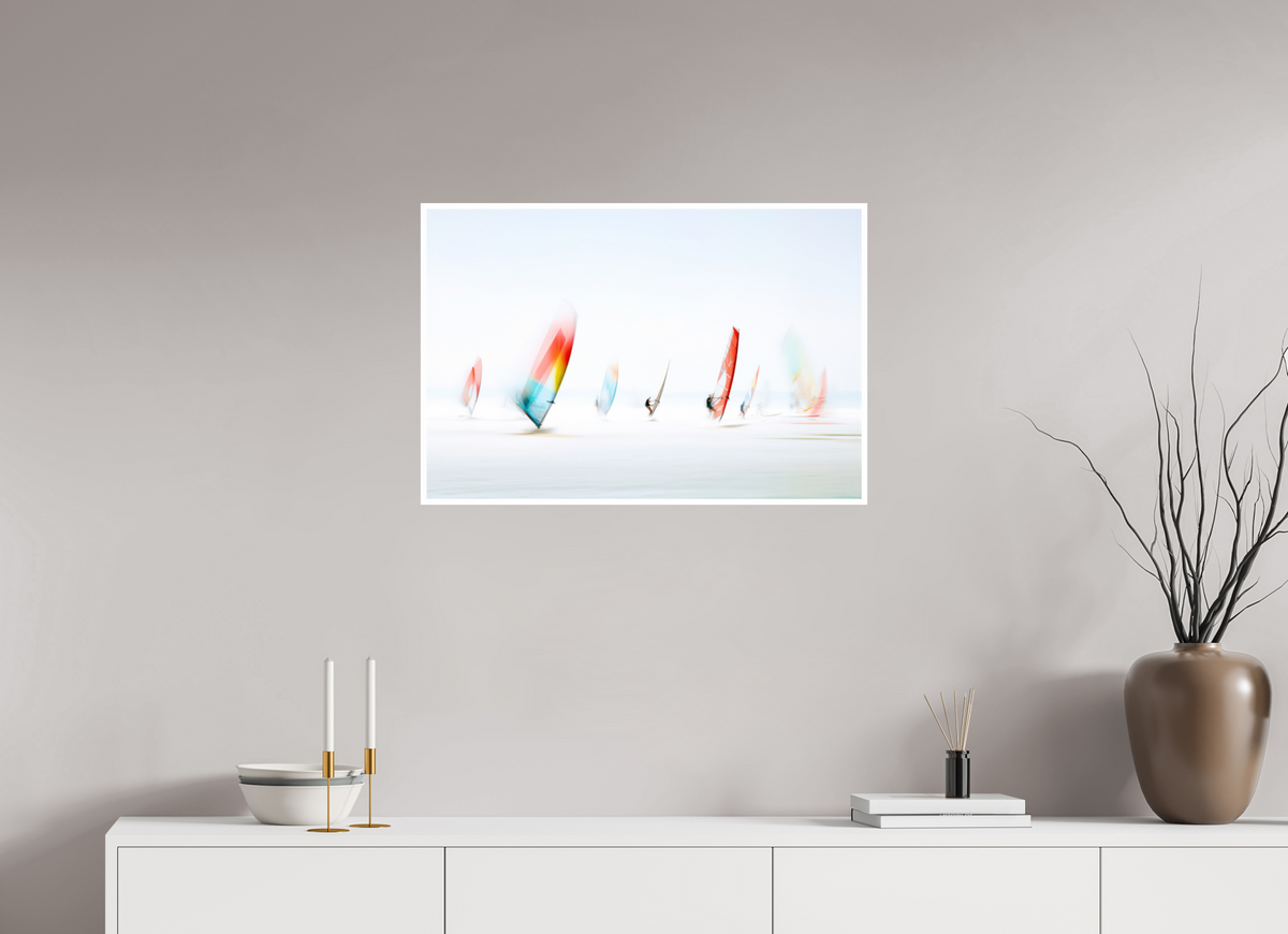 75 x 50 cm, Fine Art Print Hahnemühle Baryta Windspuren-Im offenen Licht