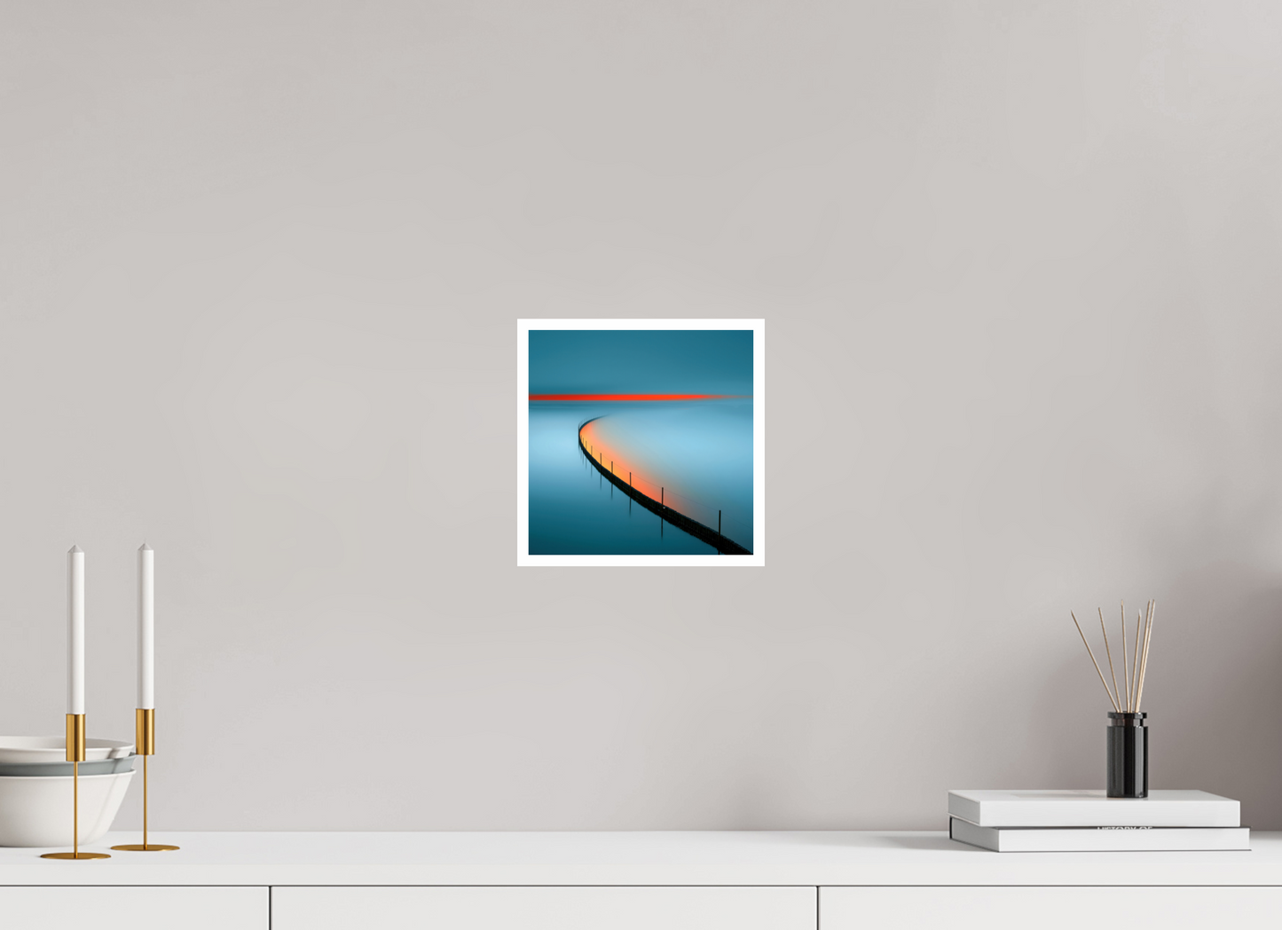 20 x 20 cm, Fine Art Print Hahnemühle Baryta Gezeitenfeuer