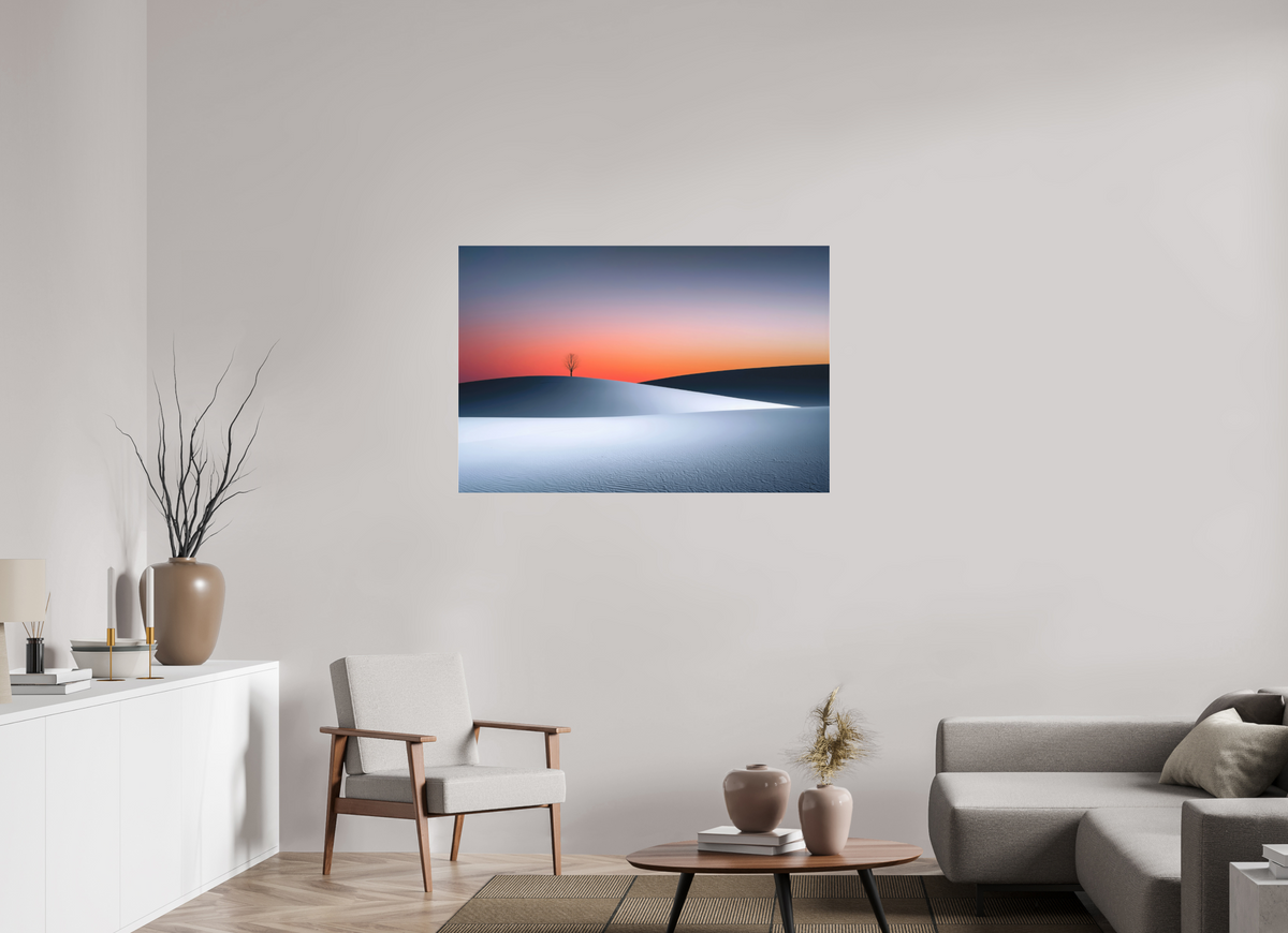 120 x 80 cm, Fine Art Pigmentdruck hinter Acrylglas Kälte und Glut—Wandkunst, Fine Art Print, Leinwand, Acryldruck, Alu-Dibond