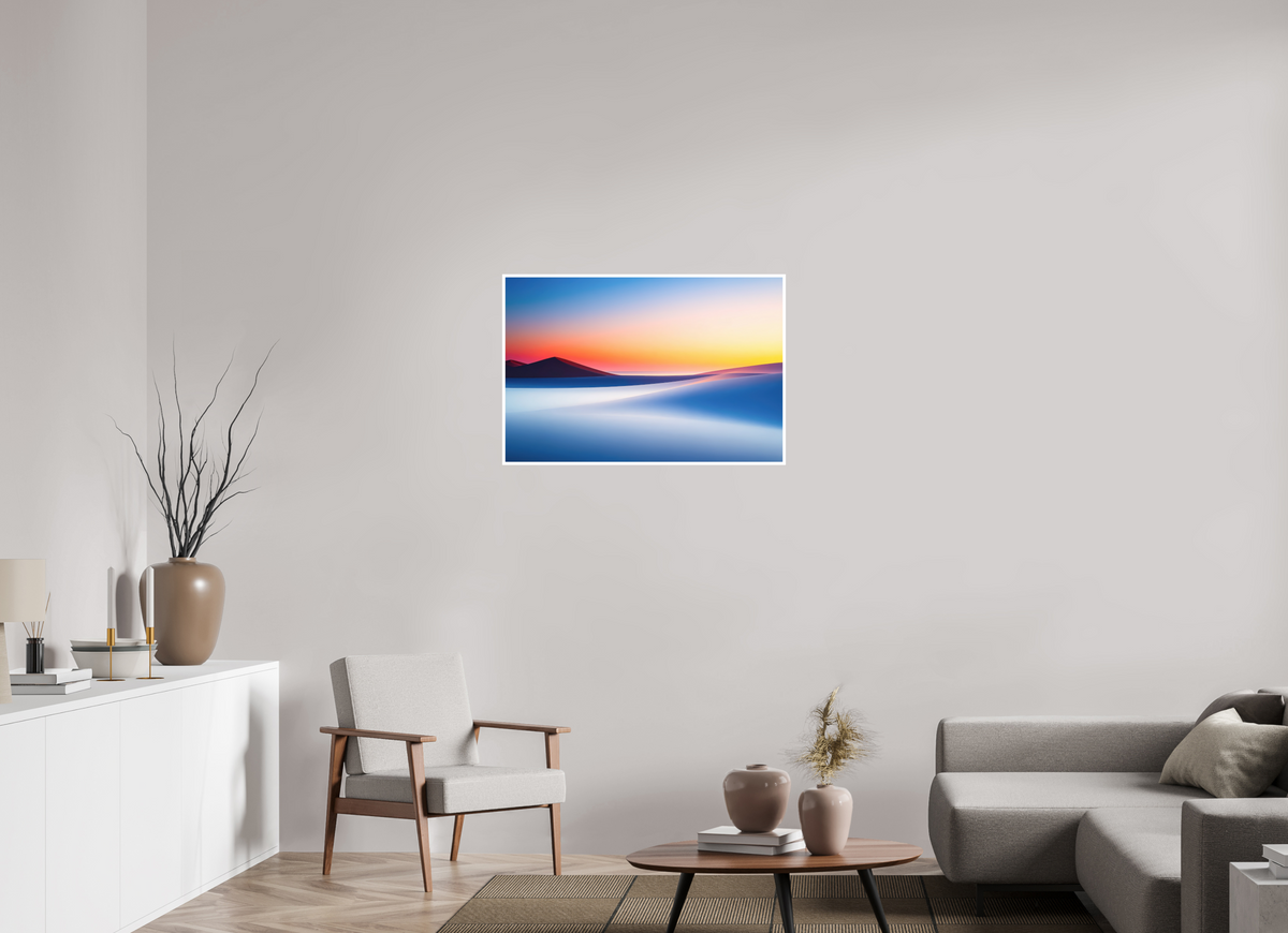 90 x 60 cm, Fine Art Print Hahnemühle Baryta Die Stille der Dünen-02—Wandkunst, Fine Art Print, Leinwand, Acryldruck, Alu-Dibond