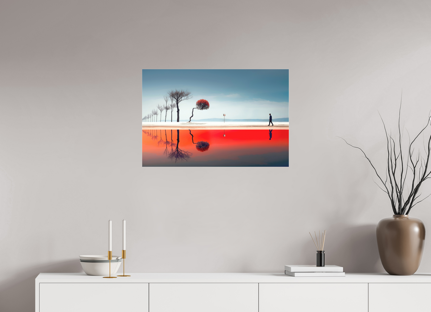 75 x 50 cm, Fine Art Pigmentdruck hinter Acrylglas Der Weg durch den Traumraum