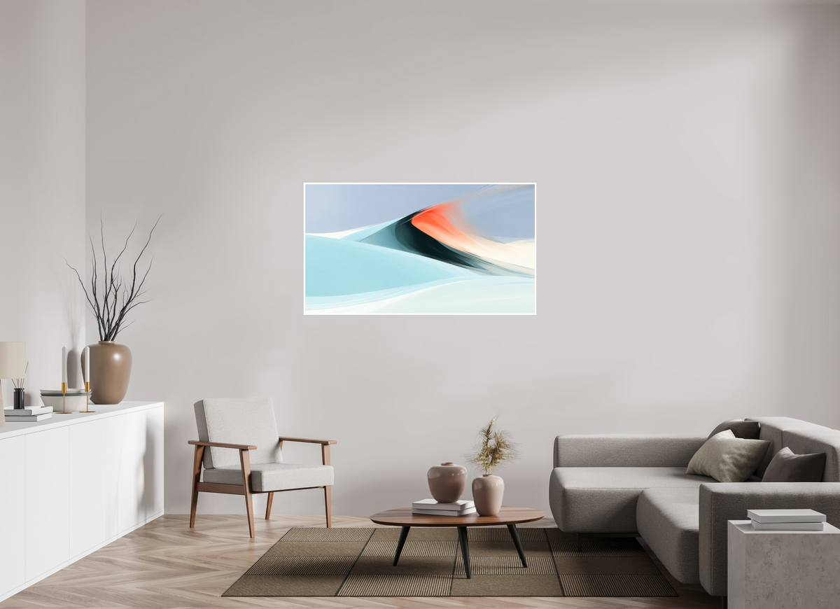 144 x 81 cm, Fine Art Print Hahnemühle Baryta Licht über der Düne
