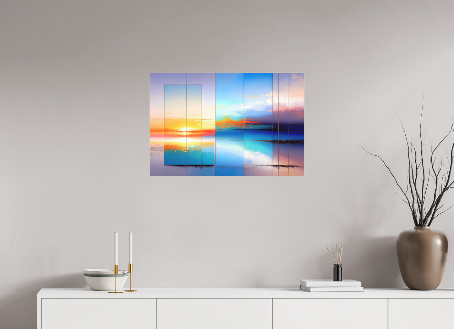 75 x 50 cm, Fine Art Pigmentdruck hinter Acrylglas Fenster zum Meer-01