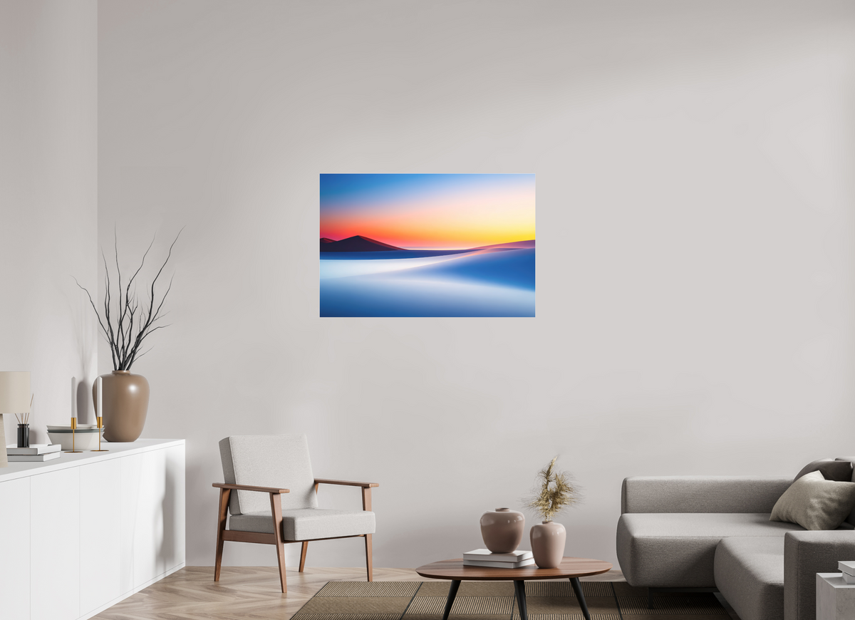 105 x 70 cm, Fine Art Pigmentdruck hinter Acrylglas Die Stille der Dünen-02—Wandkunst, Fine Art Print, Leinwand, Acryldruck, Alu-Dibond