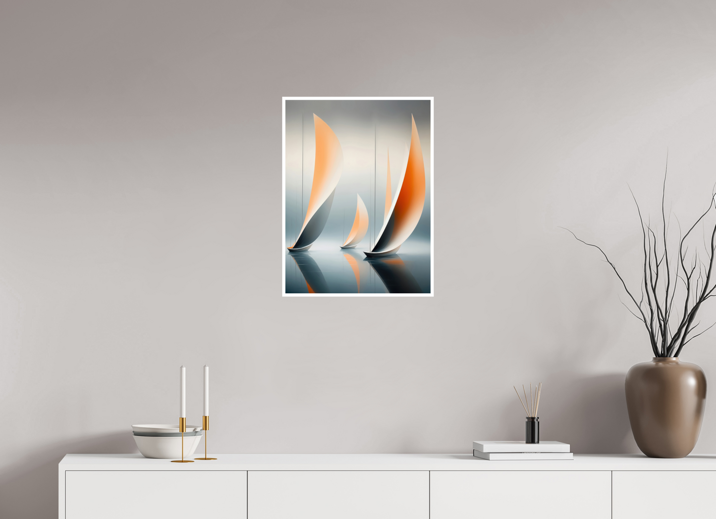 45 x 60 cm, Fine Art Print Hahnemühle Baryta Drei im Licht