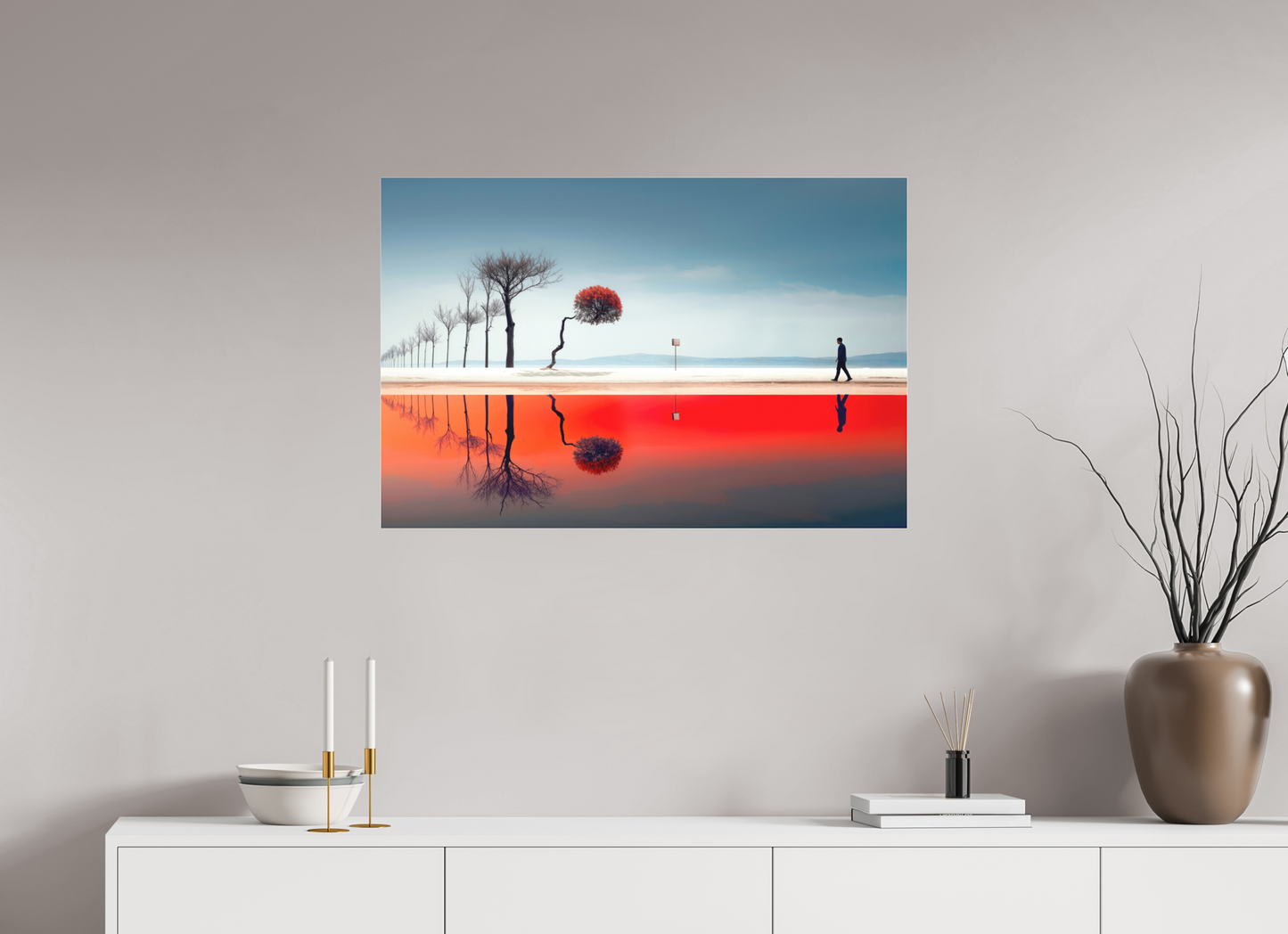 90 x 60 cm, Fine Art Pigmentdruck hinter Acrylglas Der Weg durch den Traumraum