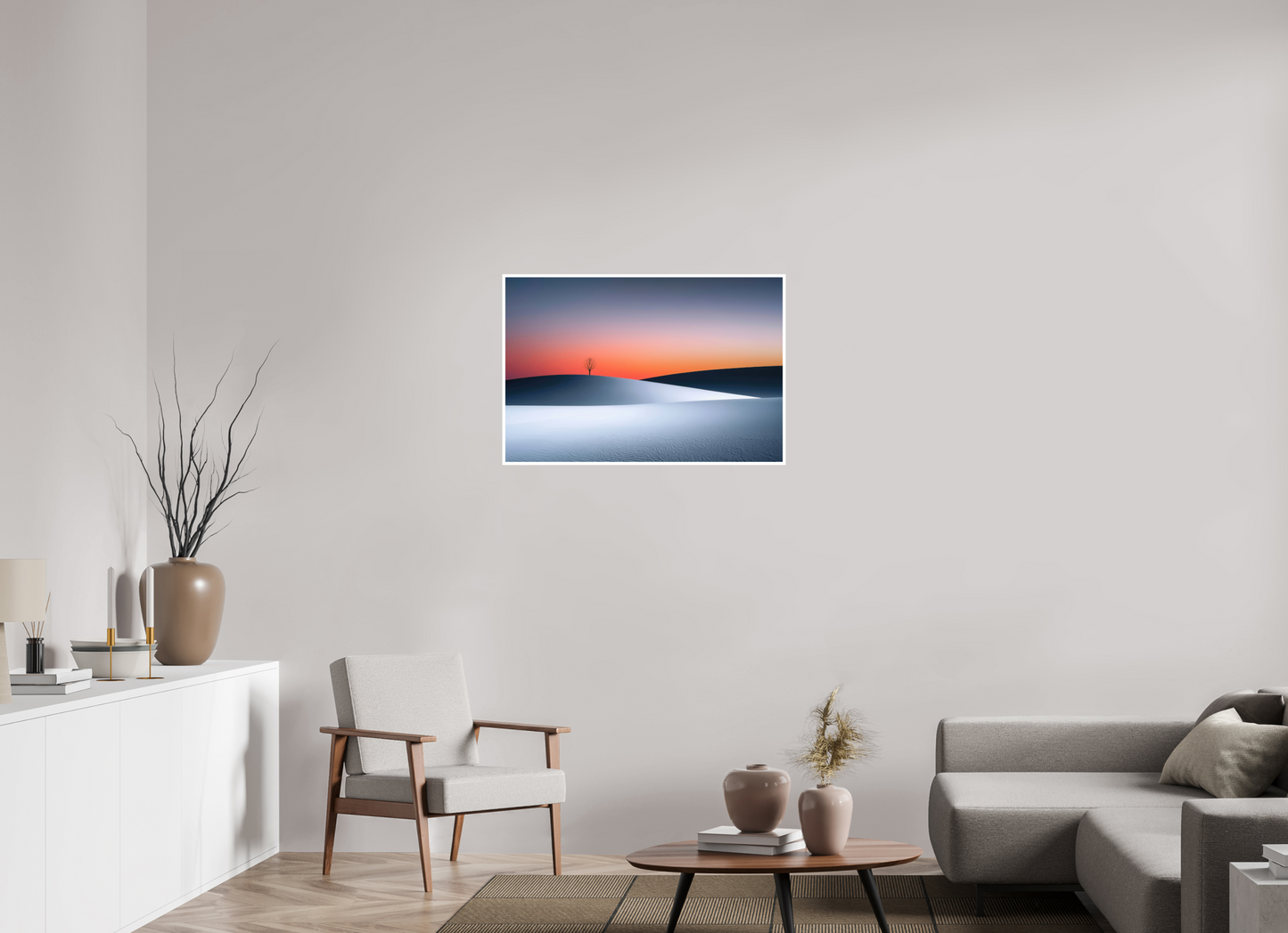 90 x 60 cm, Fine Art Print Hahnemühle Baryta Kälte und Glut