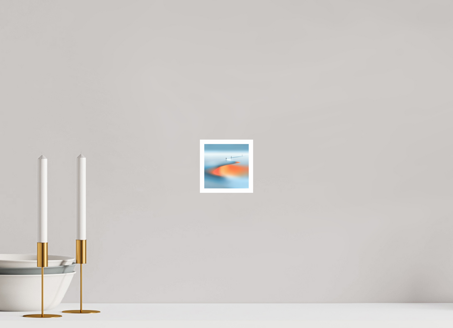 10 x 10 cm, Fine Art Print Hahnemühle Baryta Weg der Gezeiten - square