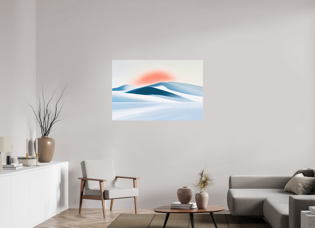 120 x 80 cm, Acrylglas glänzend standard Spur in der Stille