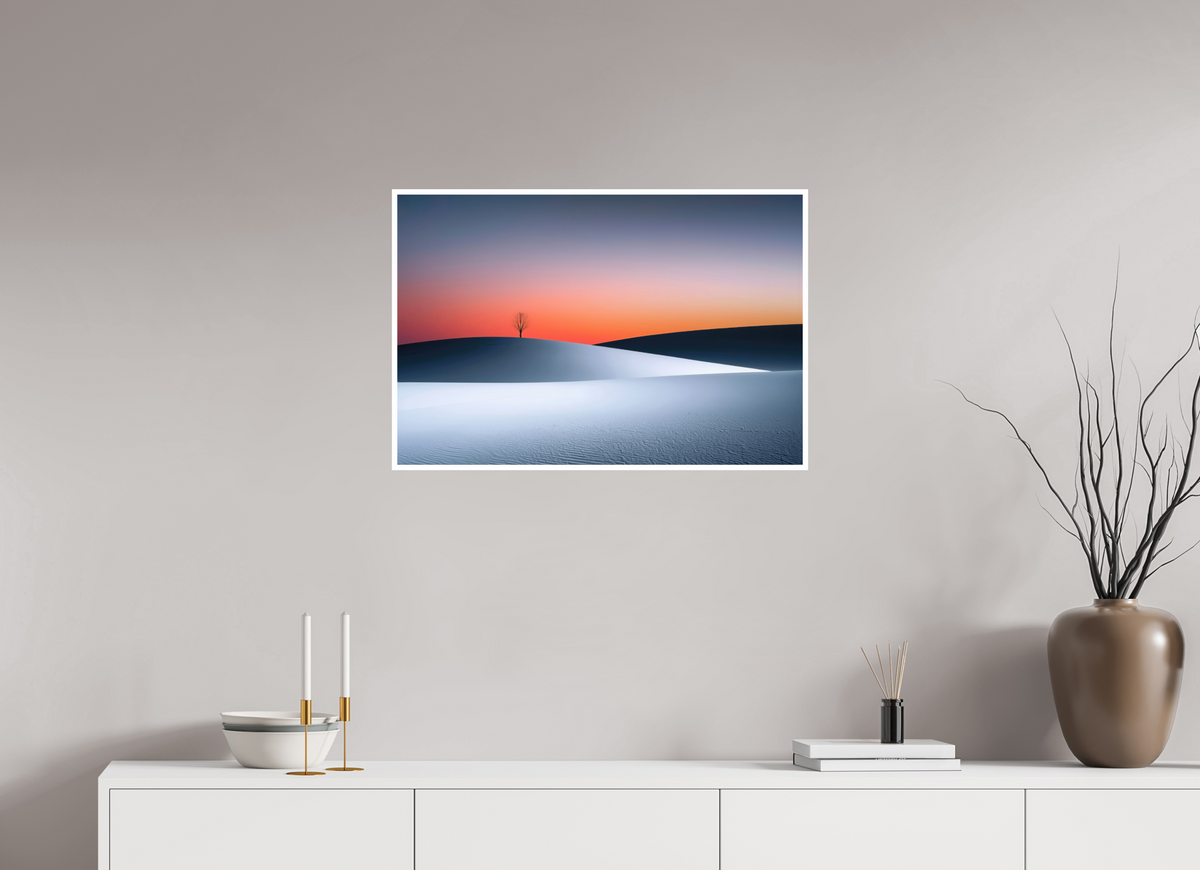 75 x 50 cm, Fine Art Print Hahnemühle Baryta Kälte und Glut—Wandkunst, Fine Art Print, Leinwand, Acryldruck, Alu-Dibond