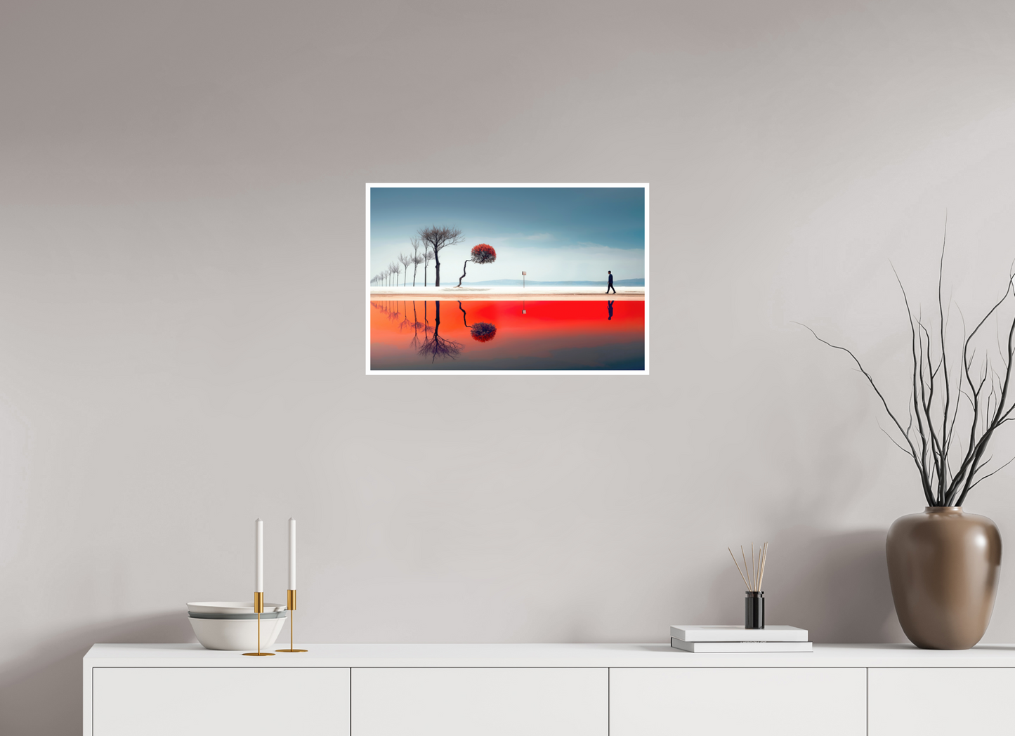 60 x 40 cm, Fine Art Print Hahnemühle Baryta Der Weg durch den Traumraum