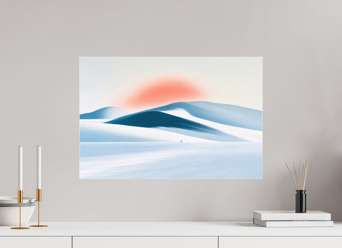 60 x 40 cm, Acrylglas glänzend standard Spur in der Stille