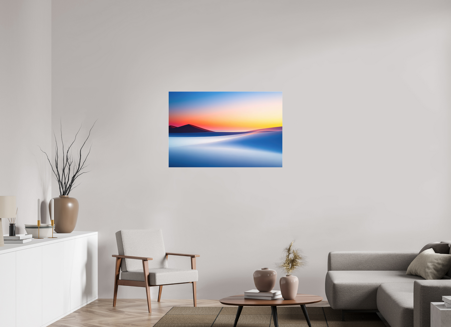 105 x 70 cm, Acrylglas glänzend standard Die Stille der Dünen-02