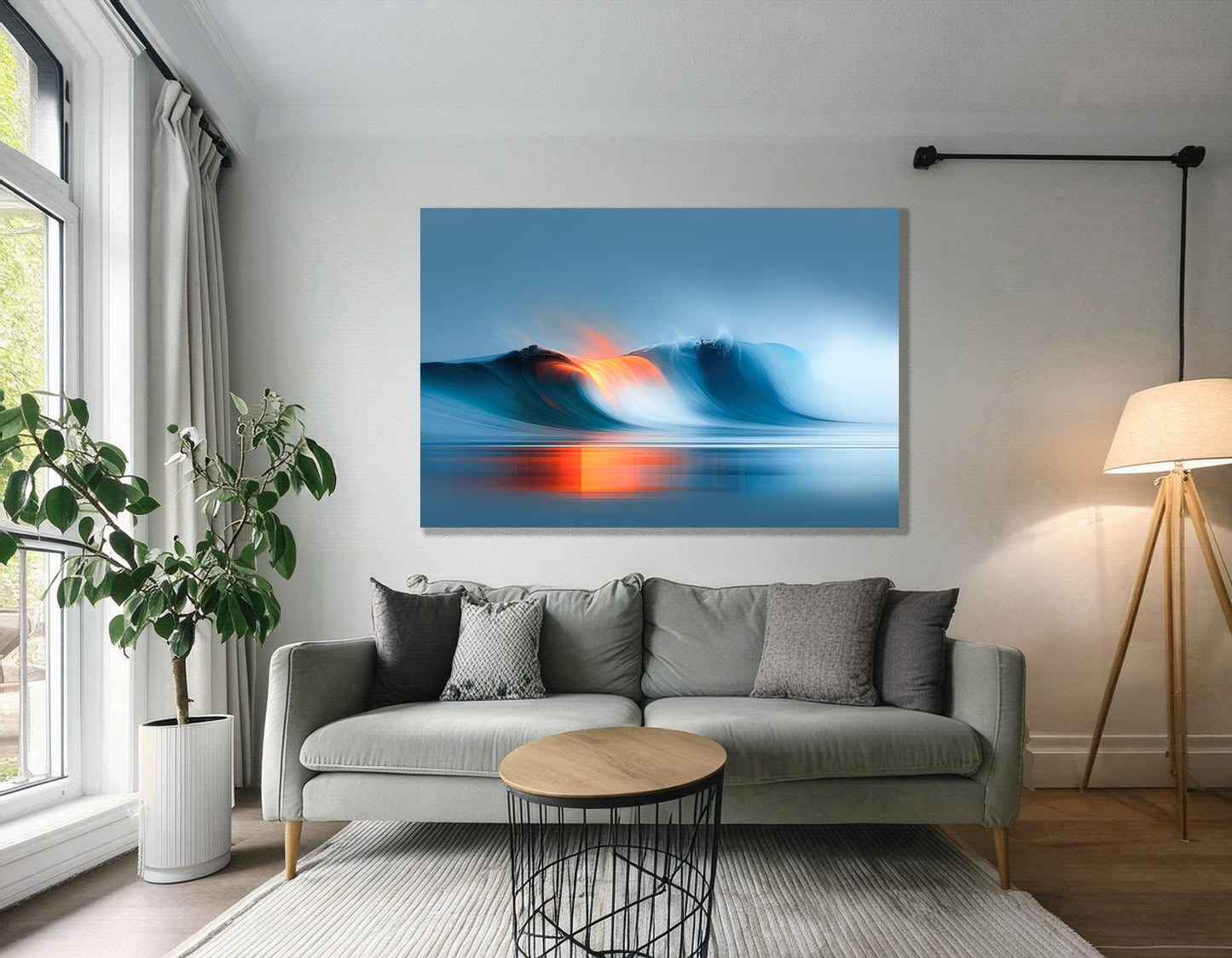 Schwelle im Licht—Wandkunst, Fine Art Print, Leinwand, Acryldruck, Alu-Dibond
