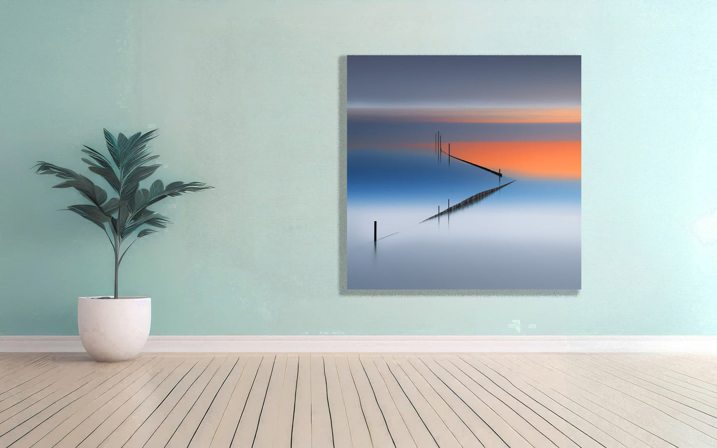 Stille Linien—Wandkunst, Fine Art Print, Leinwand, Acryldruck