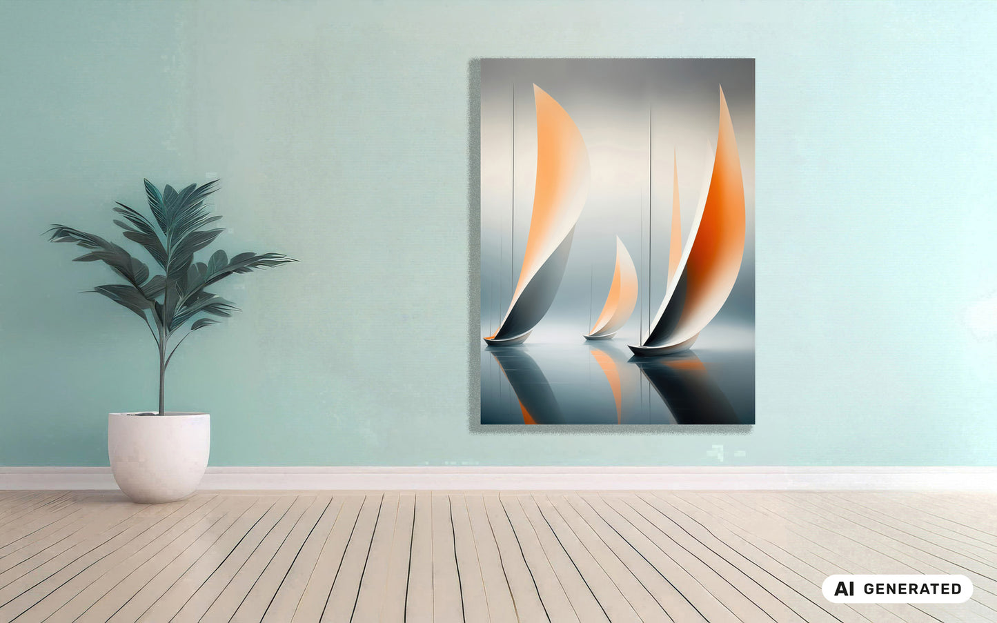Drei im Licht—Wandkunst, Fine Art Print, Leinwand, Acryldruck